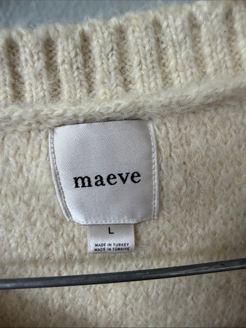 Maeve Cream Knit Floral Intarsia Crewneck Sweater Vest - Picture 4 of 8